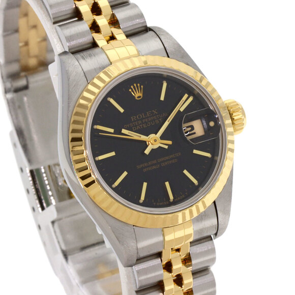 Rolex 69173 Datejust Watch Stainless Steel/SSx18KYG/18KYG Women's ROLEX - Picture 4 of 16